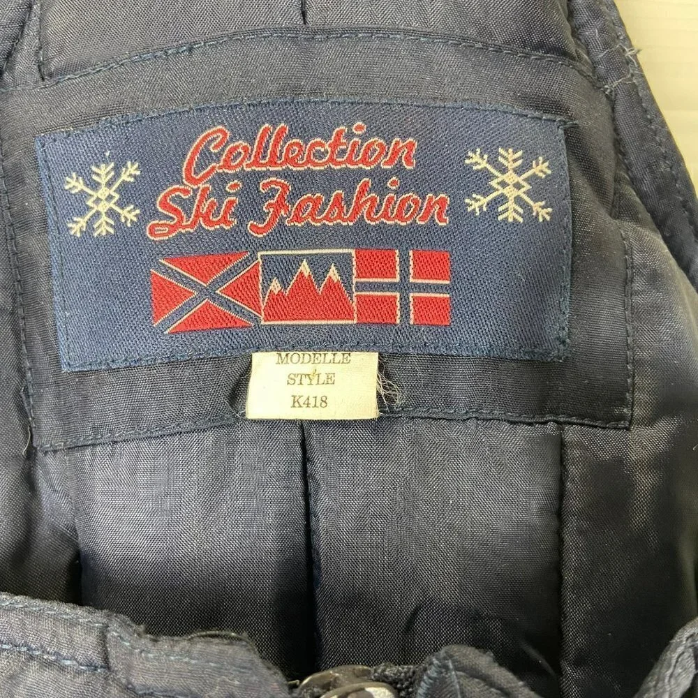 Snow Bib Outwear Overralls‎ Blue Adjustable Straps Size 3